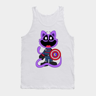 Purple Cat Of Me Tank Top